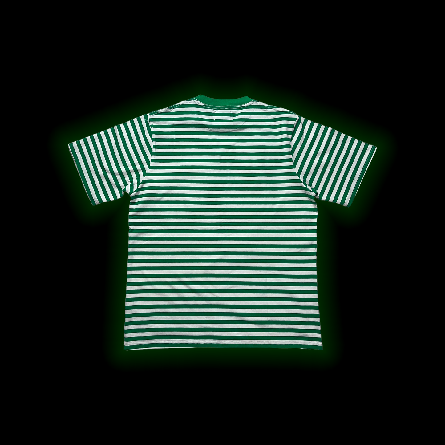GREEN STRIPE TEE