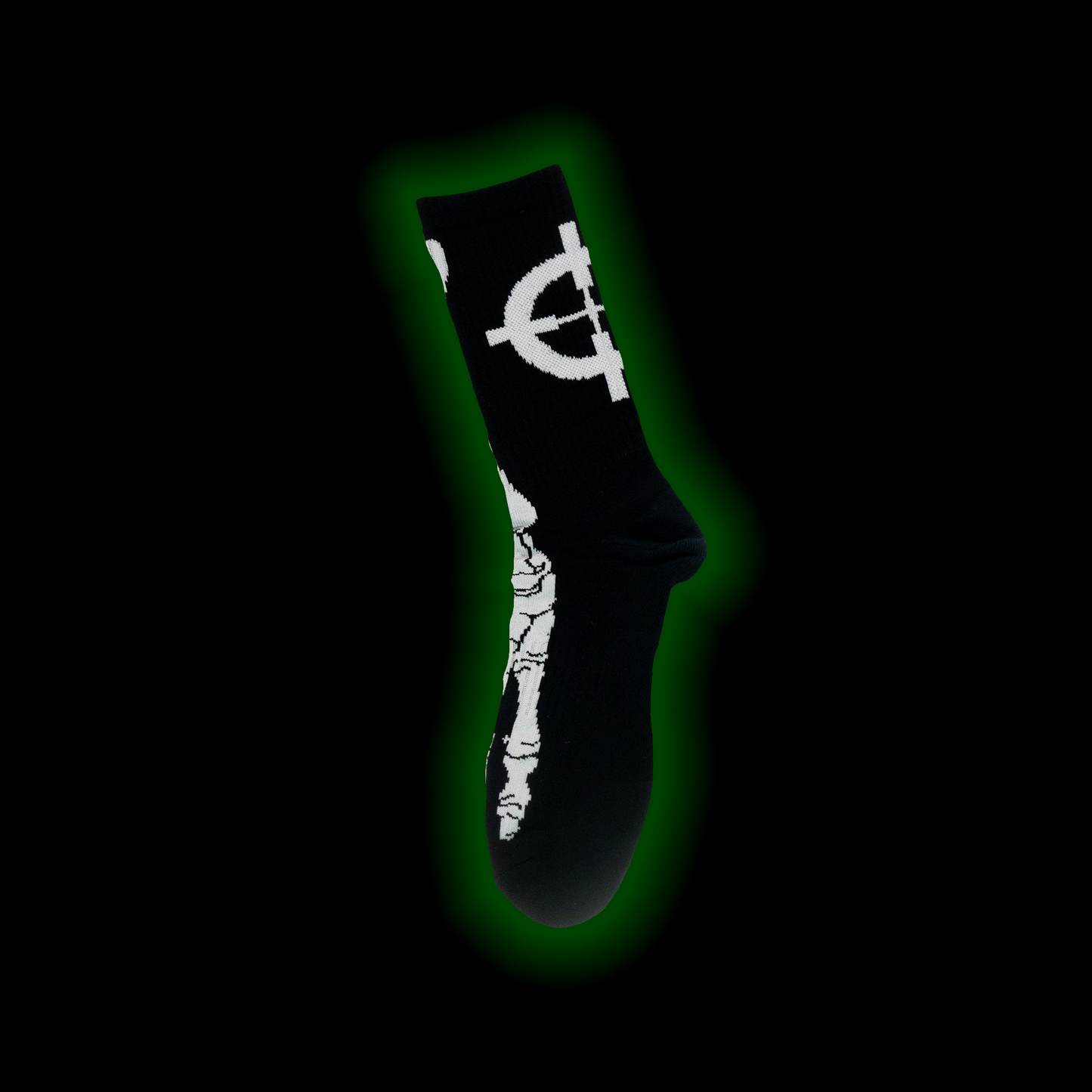 SKELETON SOCKS (BLACK)