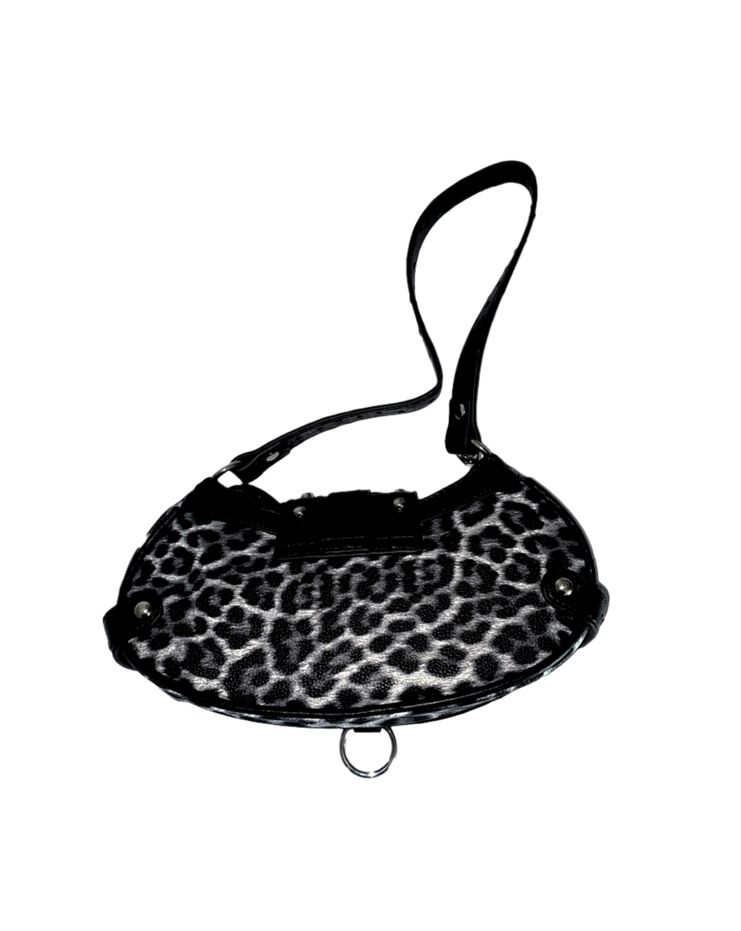 MALTESE BLACK LEOPARD BAG