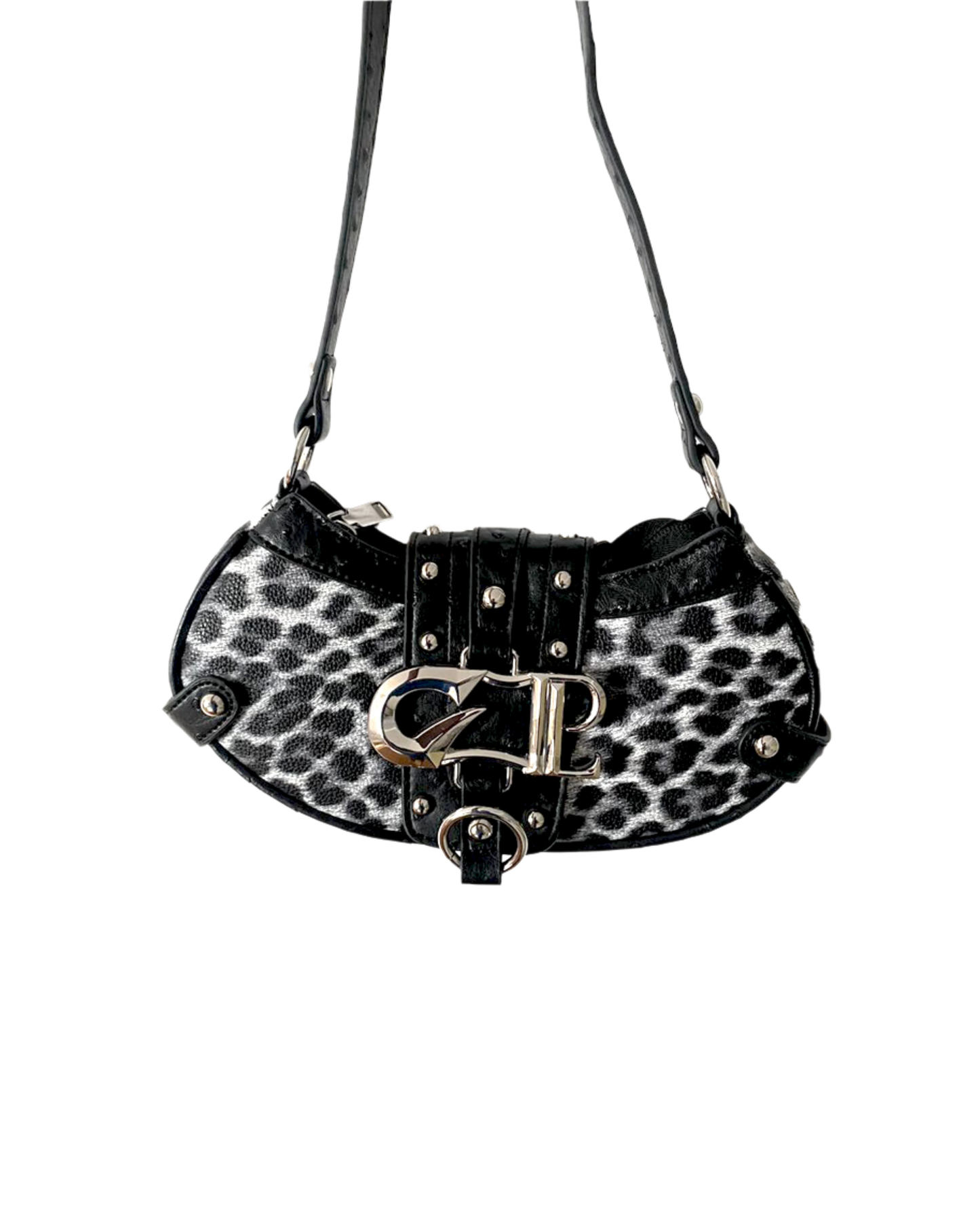 MALTESE BLACK LEOPARD BAG
