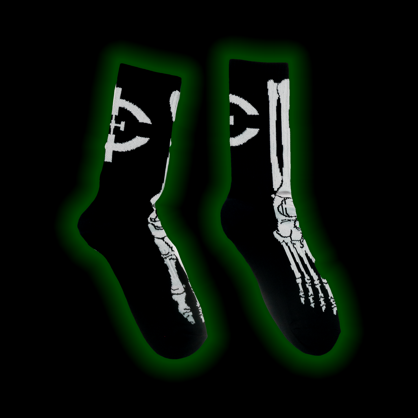 SKELETON SOCKS (BLACK)