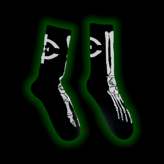 SKELETON SOCKS (BLACK)