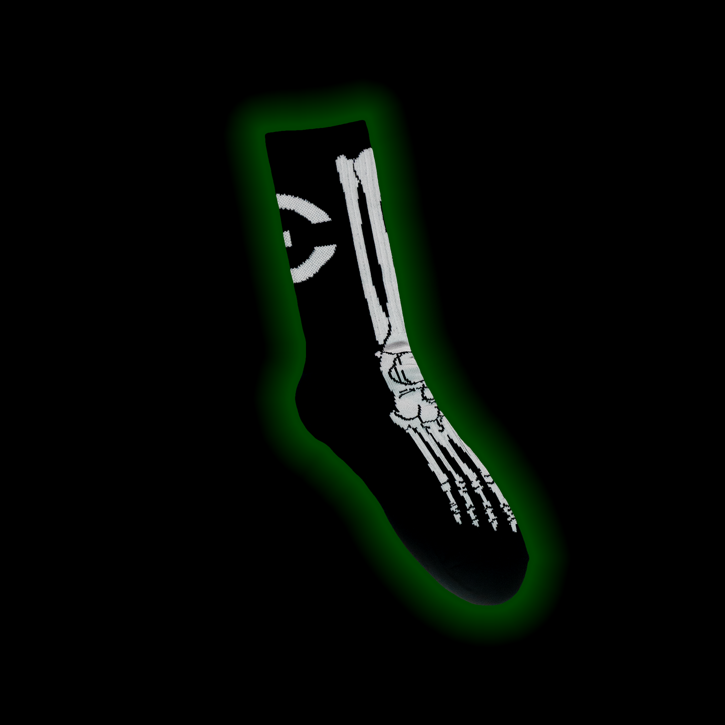 SKELETON SOCKS (BLACK)