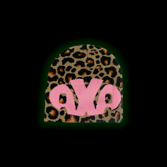 CHEETAH PRINT BEANIE