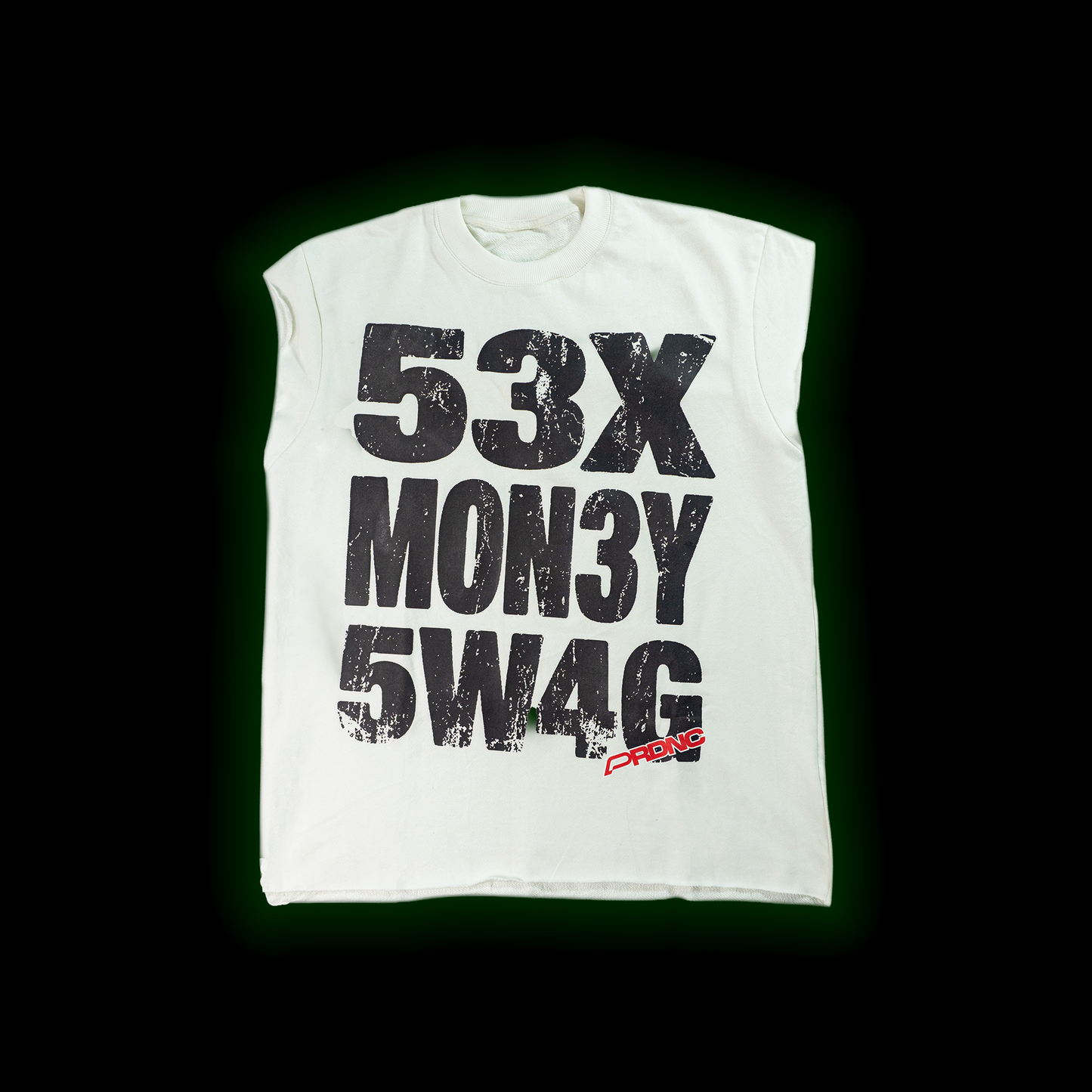 53X, MON3Y, 5W4G ARMLESS TEE (White)