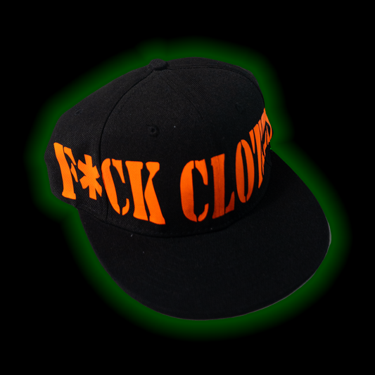 SS X F*CK CLOTHES ALL ROUND PRINT SNAPBACK BLACK