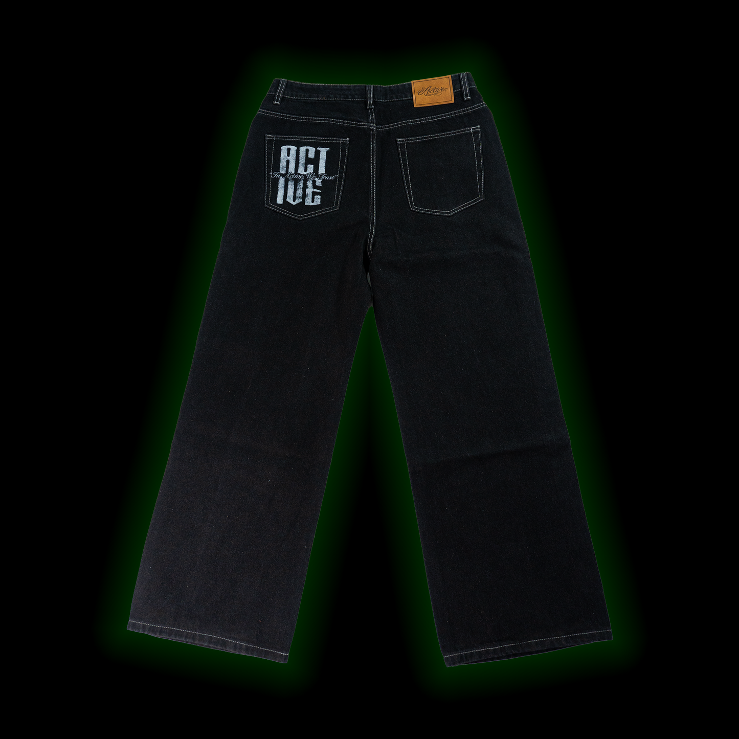AW GENEVIEVE JEANS (BLACK)