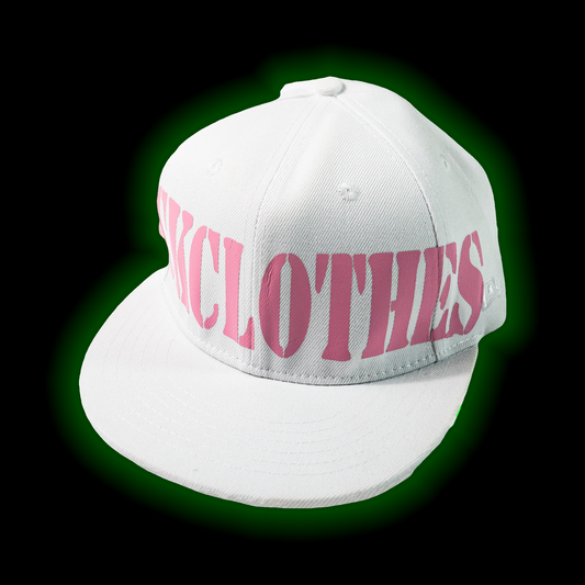 SS X F*CK CLOTHES ALL ROUND PRINT SNAPBACK WHITE