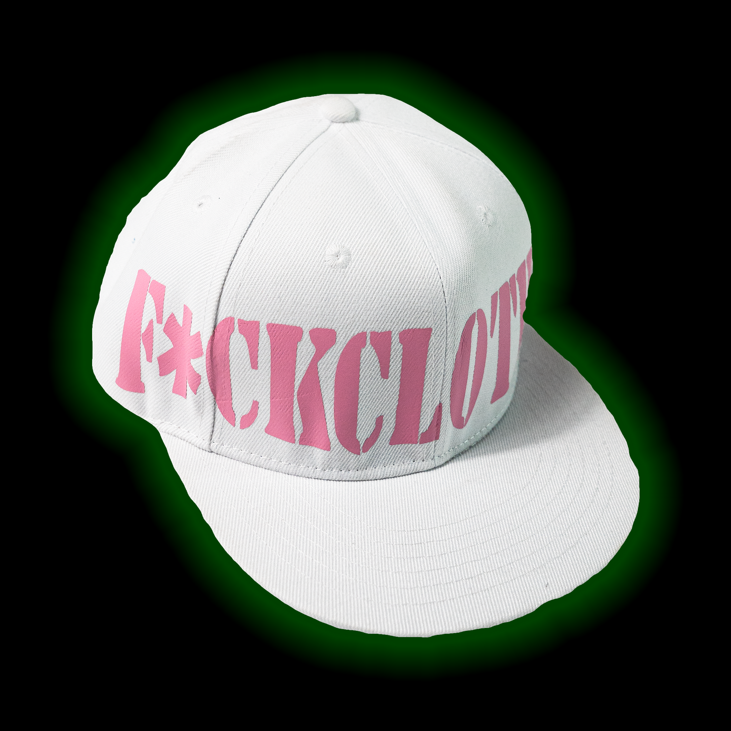 SS X F*CK CLOTHES ALL ROUND PRINT SNAPBACK WHITE