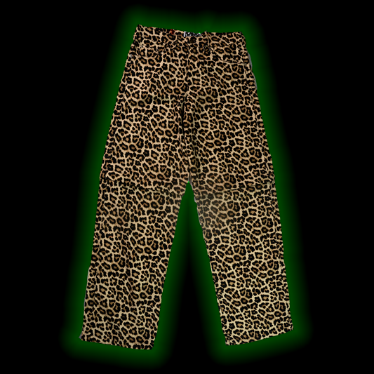 WWYD LEOPARD PRINT CONVERTIBLE PANTS