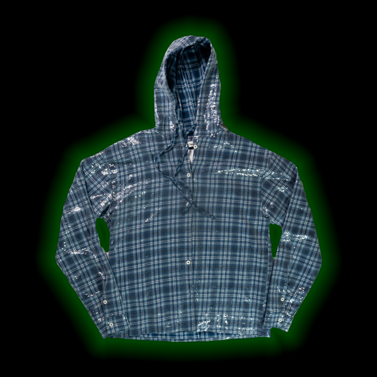 GHANA GLAZED SHIRT (BLUE)