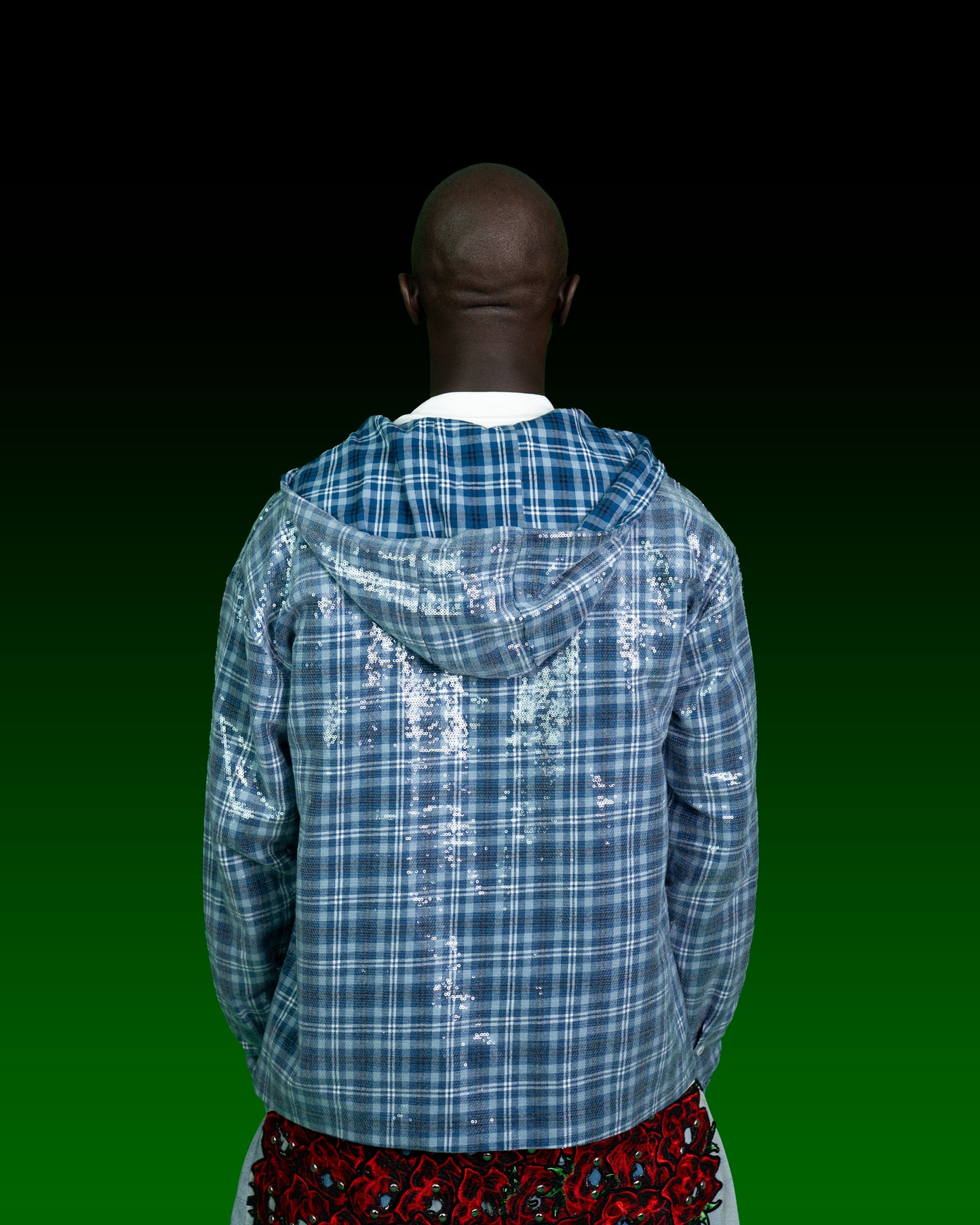 GHANA GLAZED SHIRT (BLUE)